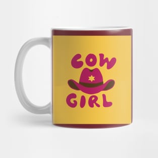 Cow girl hat Mug